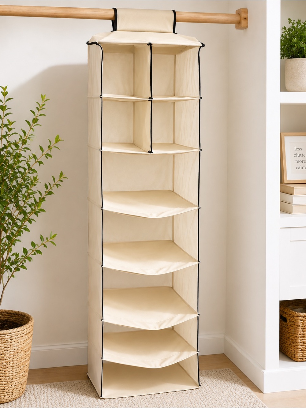 Closet shoe organizer